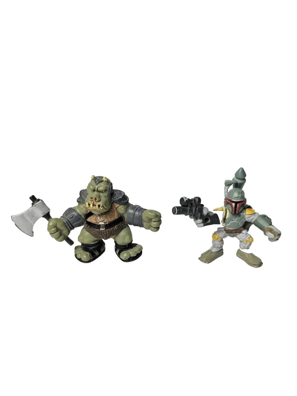 Star Wars Galactic Heroes Action Figure 6pc Obi-Wan Kenobi Boba Fett Mandalorian